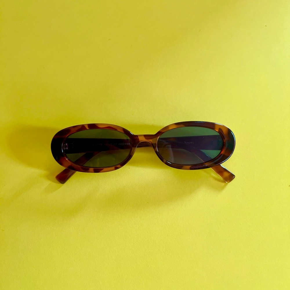 Le Specs Outta Love Tortoise Shell Sunglasses